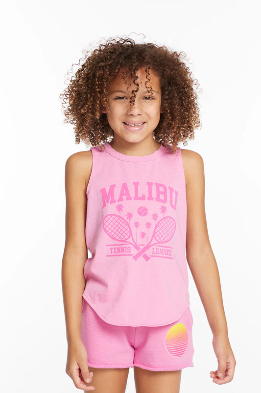 Malibu Muscle Tee | Bubblegum