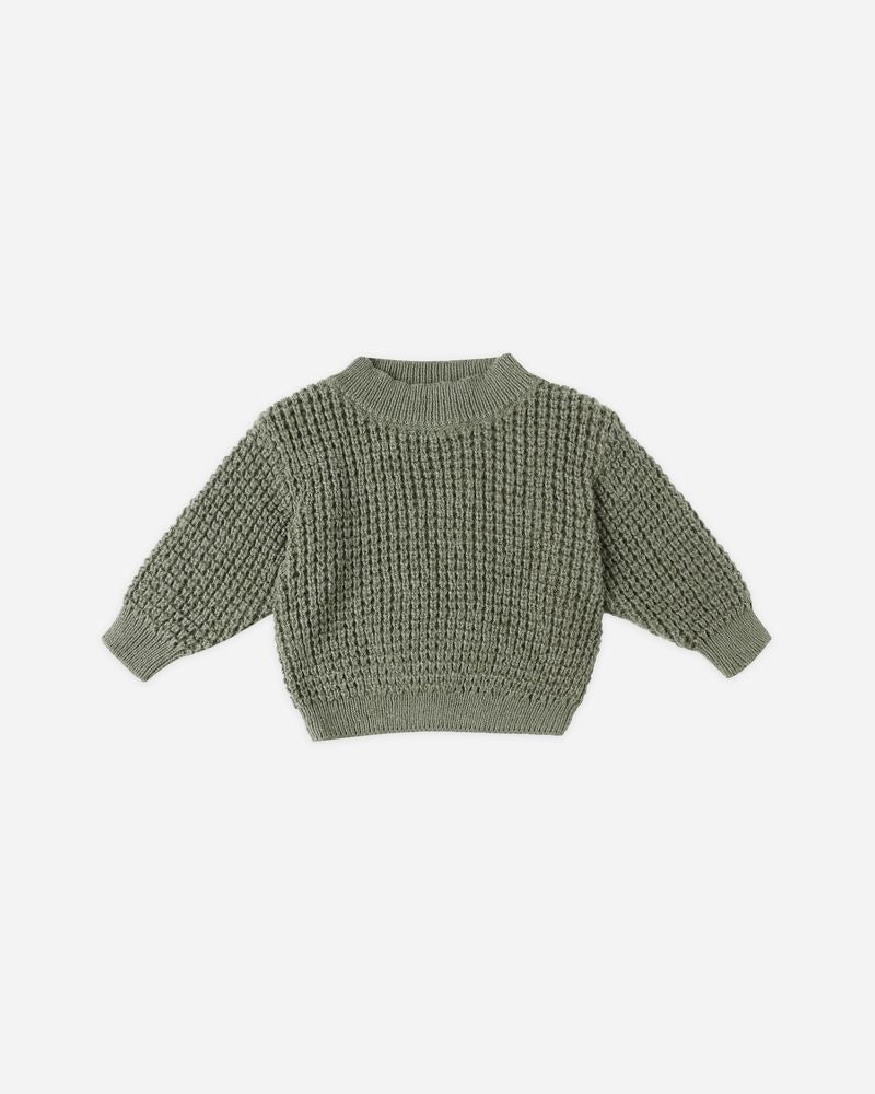 CHUNKY KNIT SWEATER || FOREST