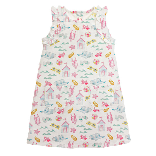 Printed Dress w/ Ruffles | Summer Fun