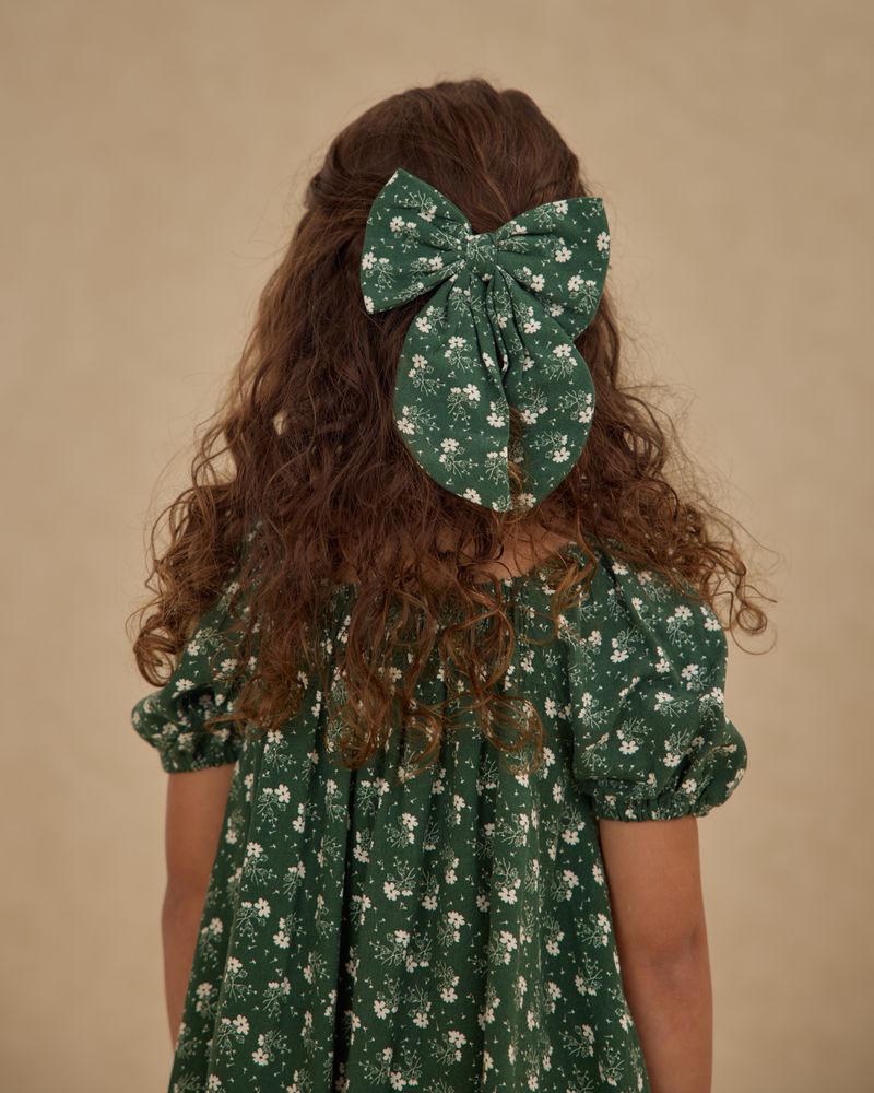 SABRINA MINI DRESS || GREEN DITSY