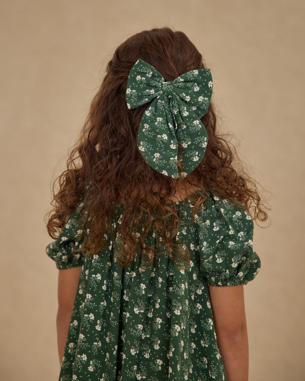 SABRINA MINI DRESS || GREEN DITSY