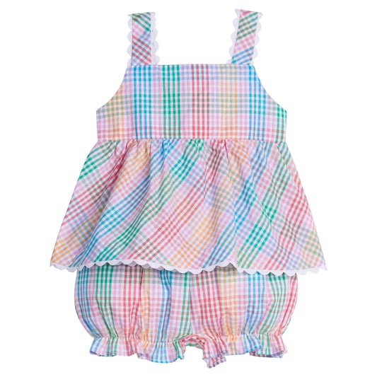 Evie Bloomer Set | Preppy Plaid