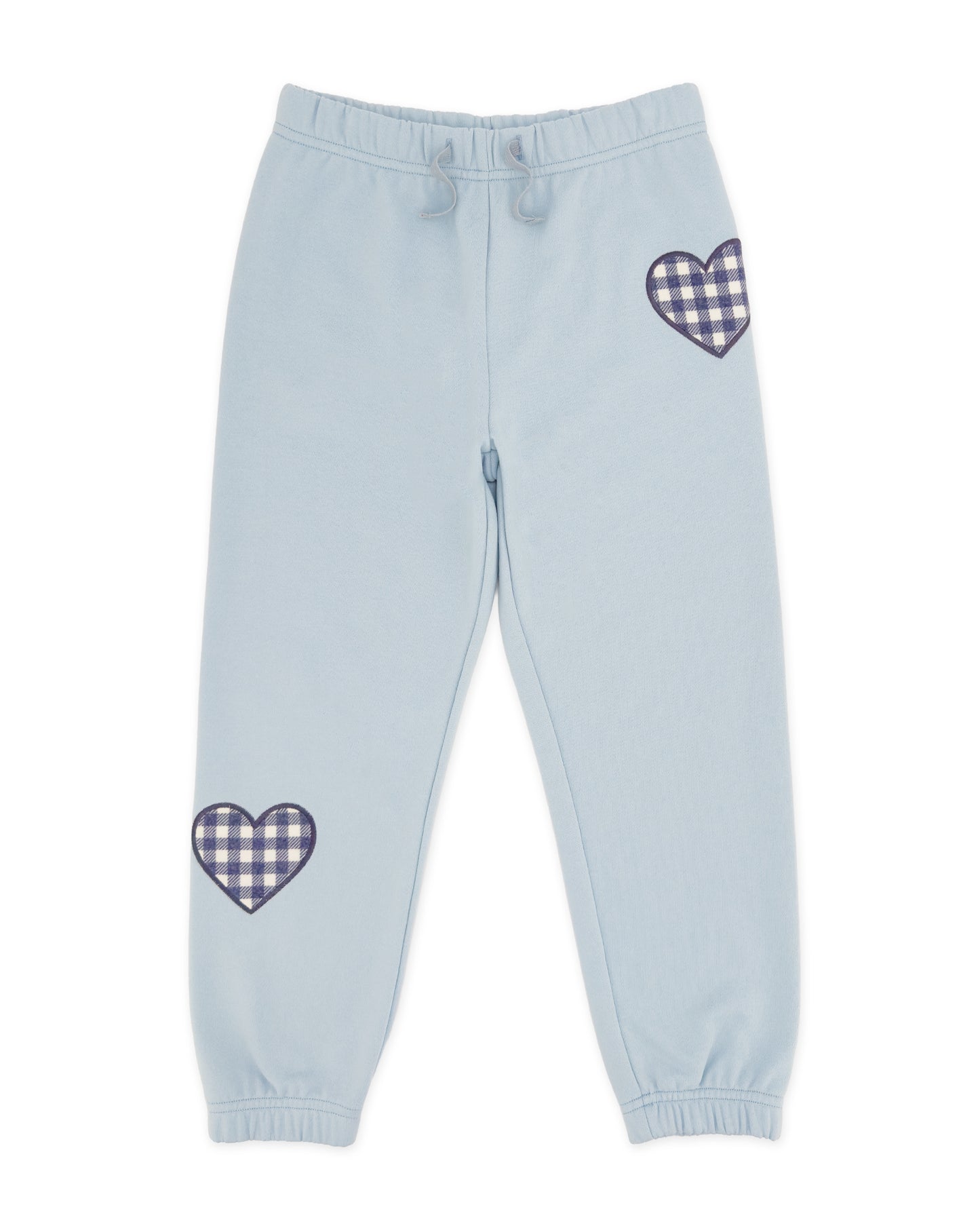 Piper Heart Jogger - Cloudy Blue French Terry