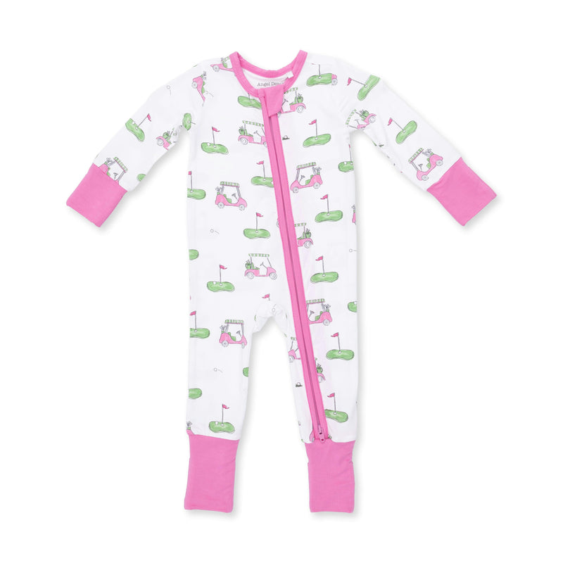 Golf Carts Pink | Convertible Romper