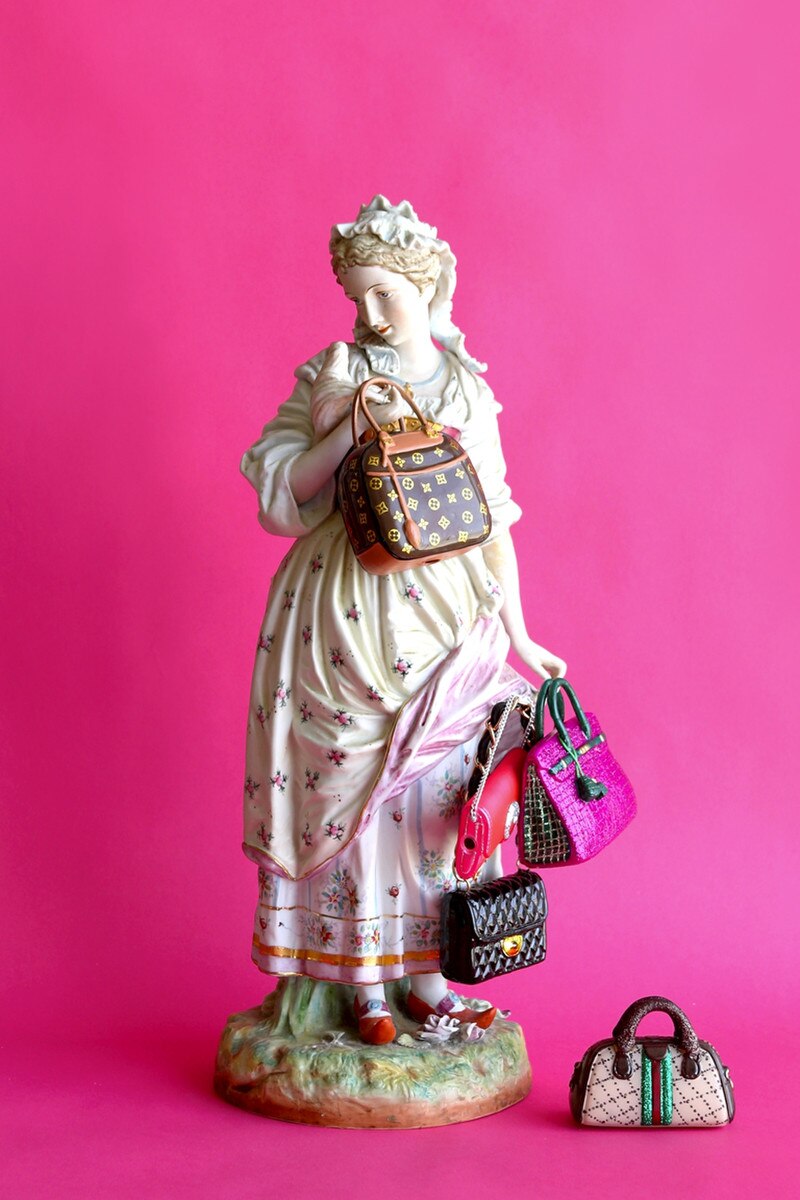 Luxury Handbag Ornament | Brown