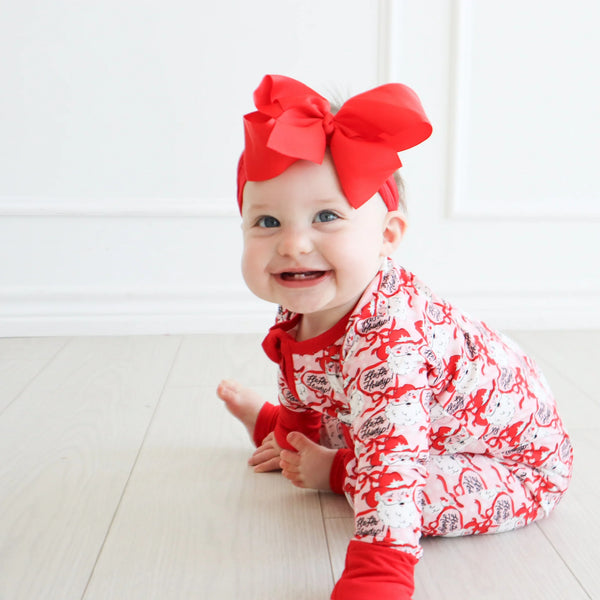 Zipper Romper || Ho Ho Howdy Pink