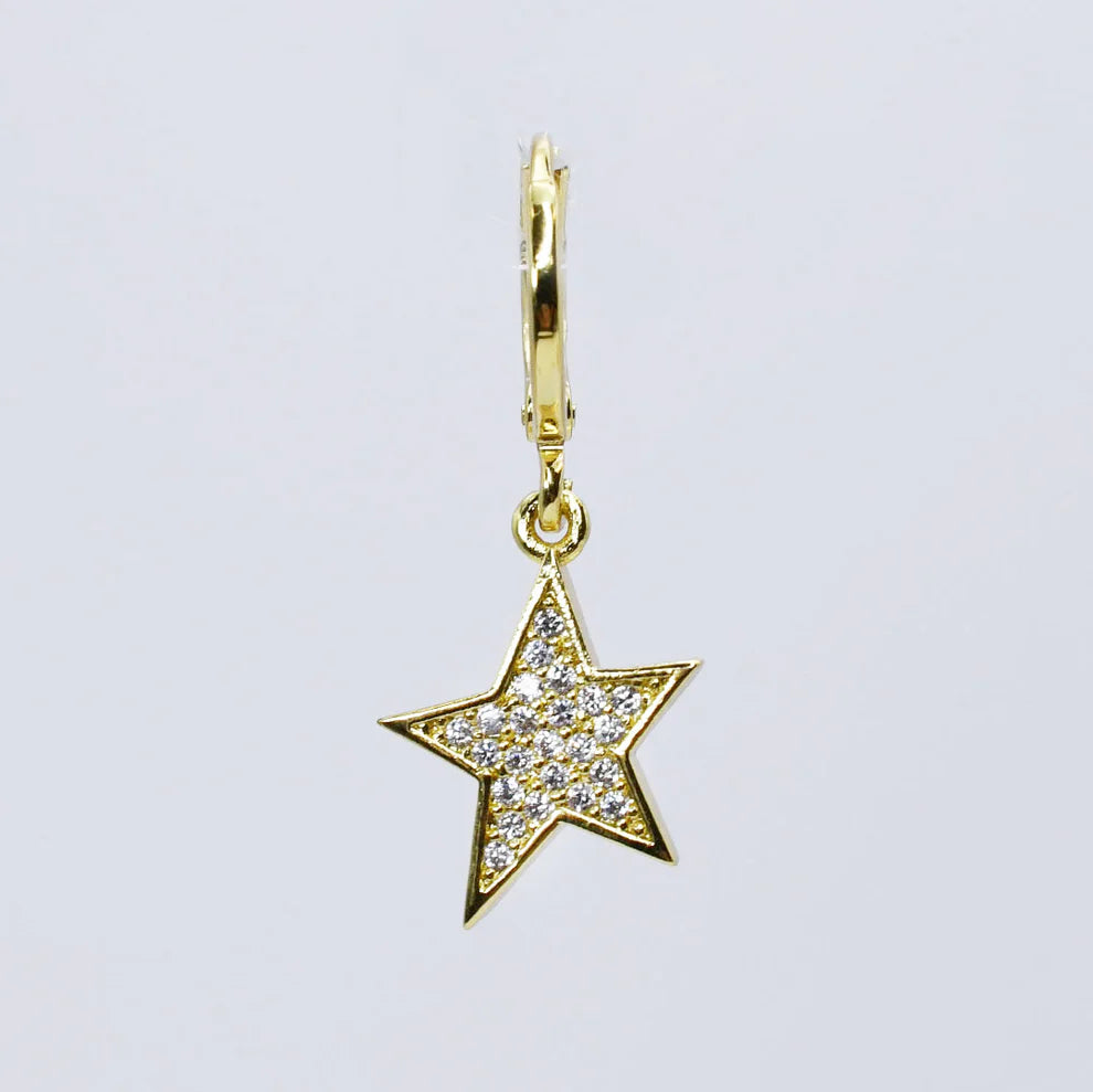 Tiny Gold Star Charm