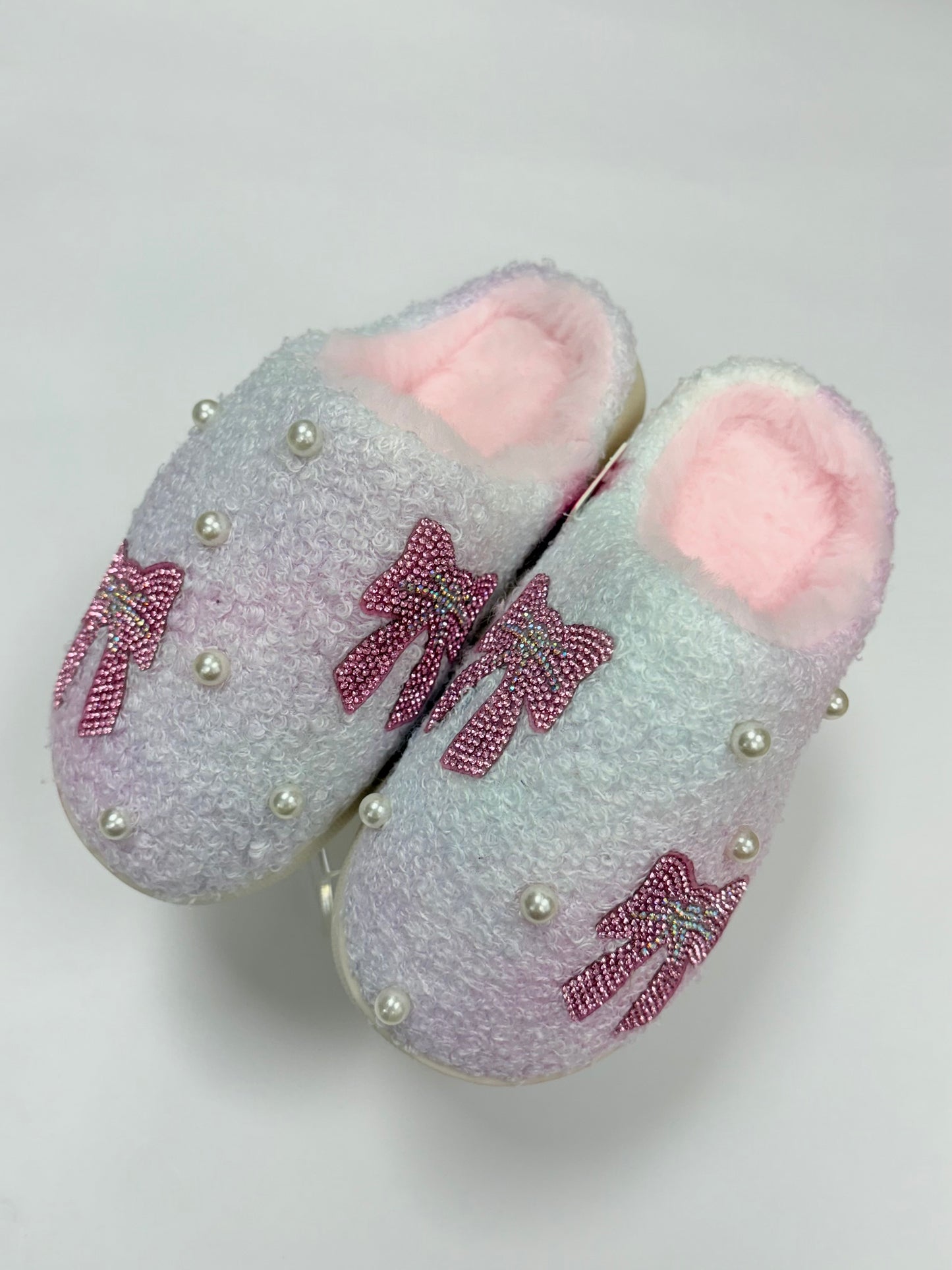 Crystal Bow and Pearl Slipper