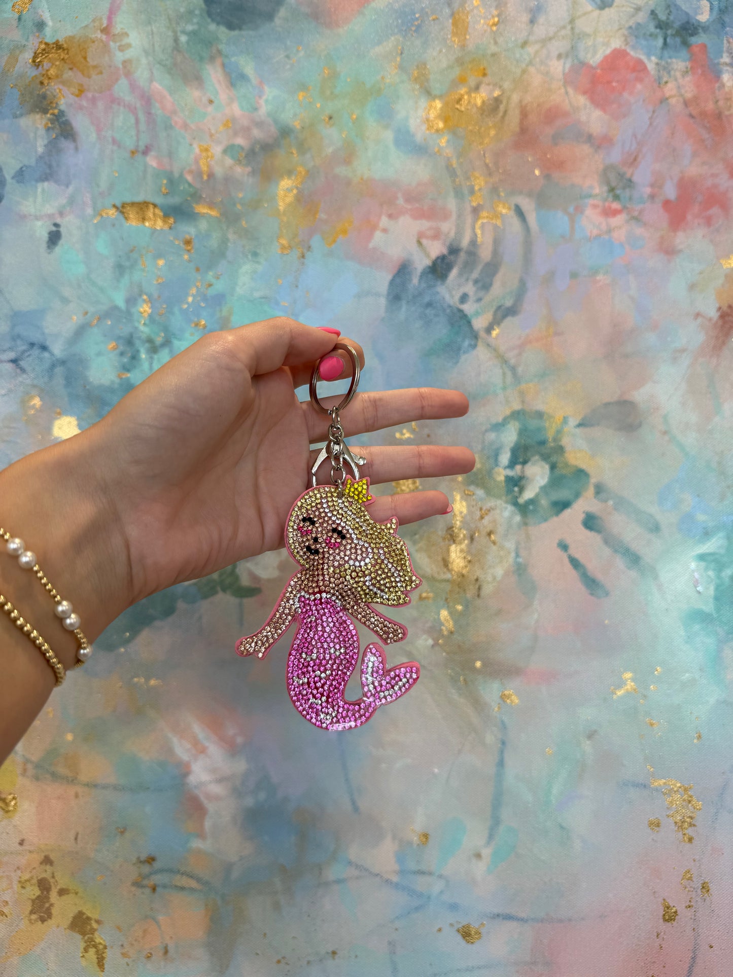Crystallized Bag Charm | Mermaid