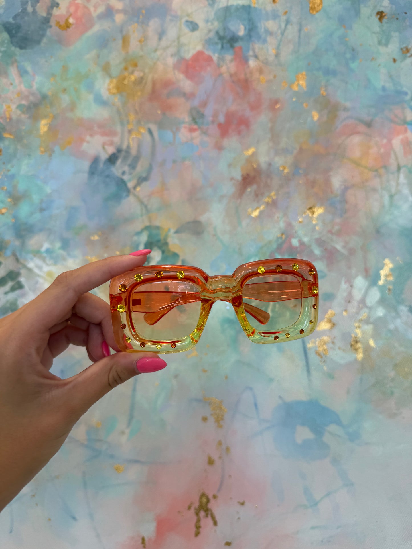 Crystallized Sunglasses | Ombre