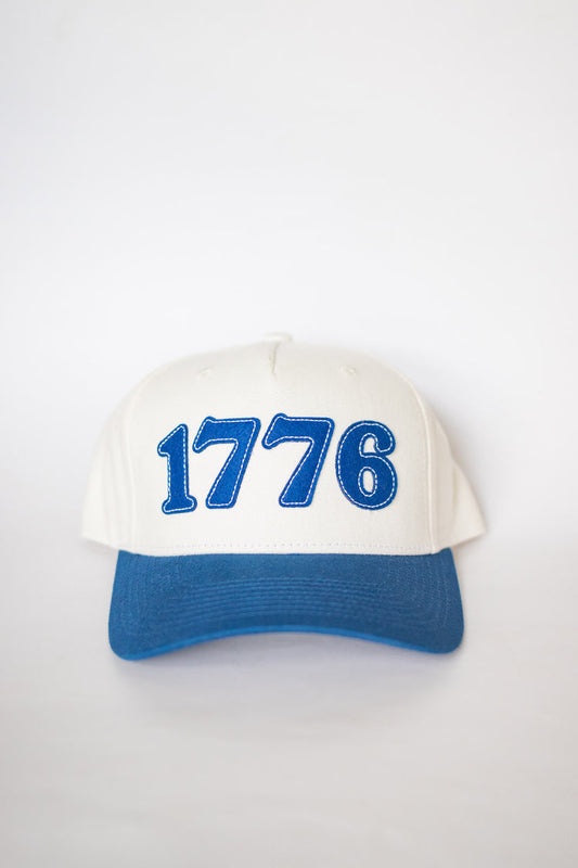 1776 Felt Applique Twill Trucker Hat | Adult
