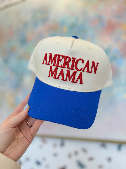 American Mama Trucker Hat