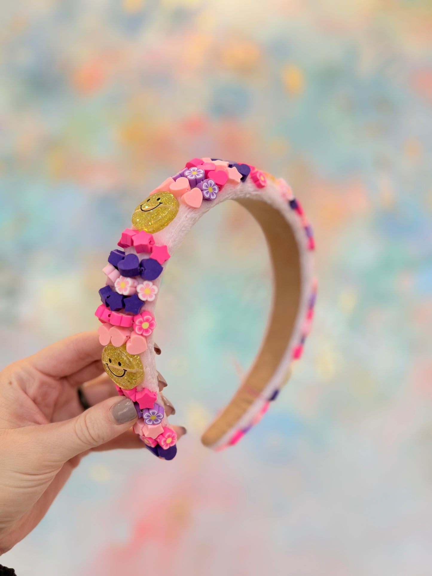 3D Charm and Smile Face Headband