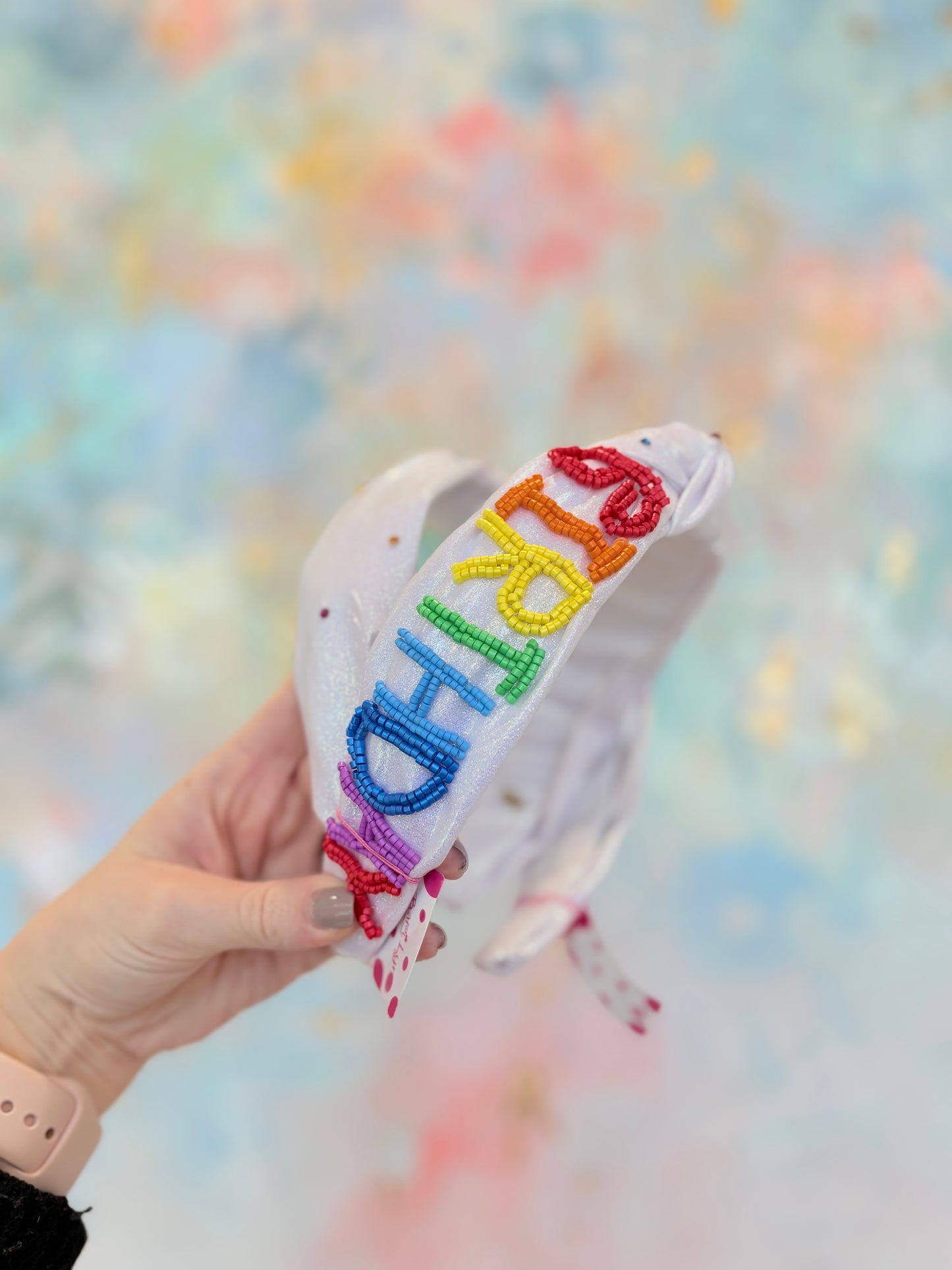 Crystalized Galaxy Knot Headband | Birthday