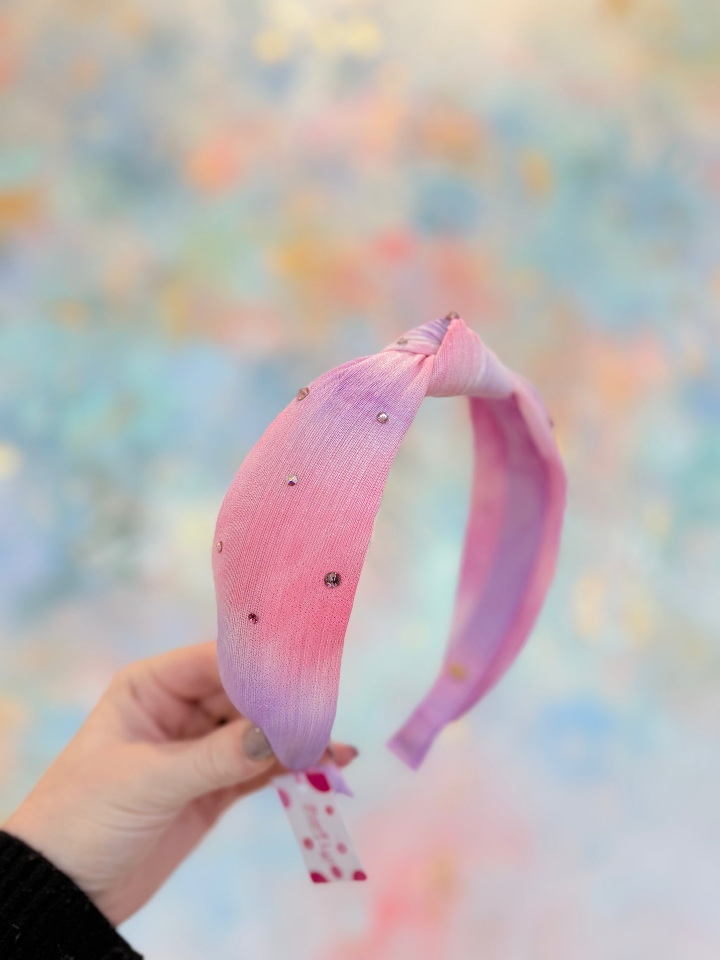 Crystallized Shimmer Knot Headband