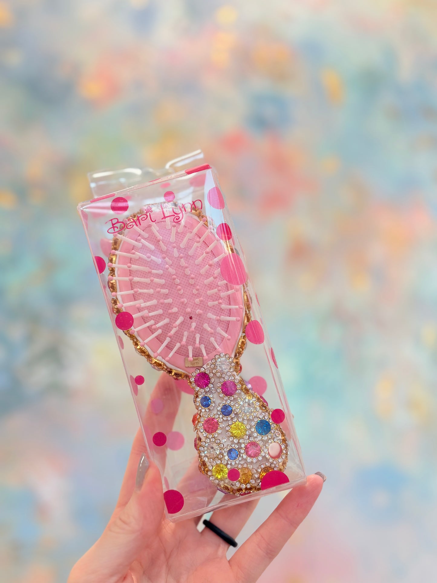 Fully Jeweled Hair Brush