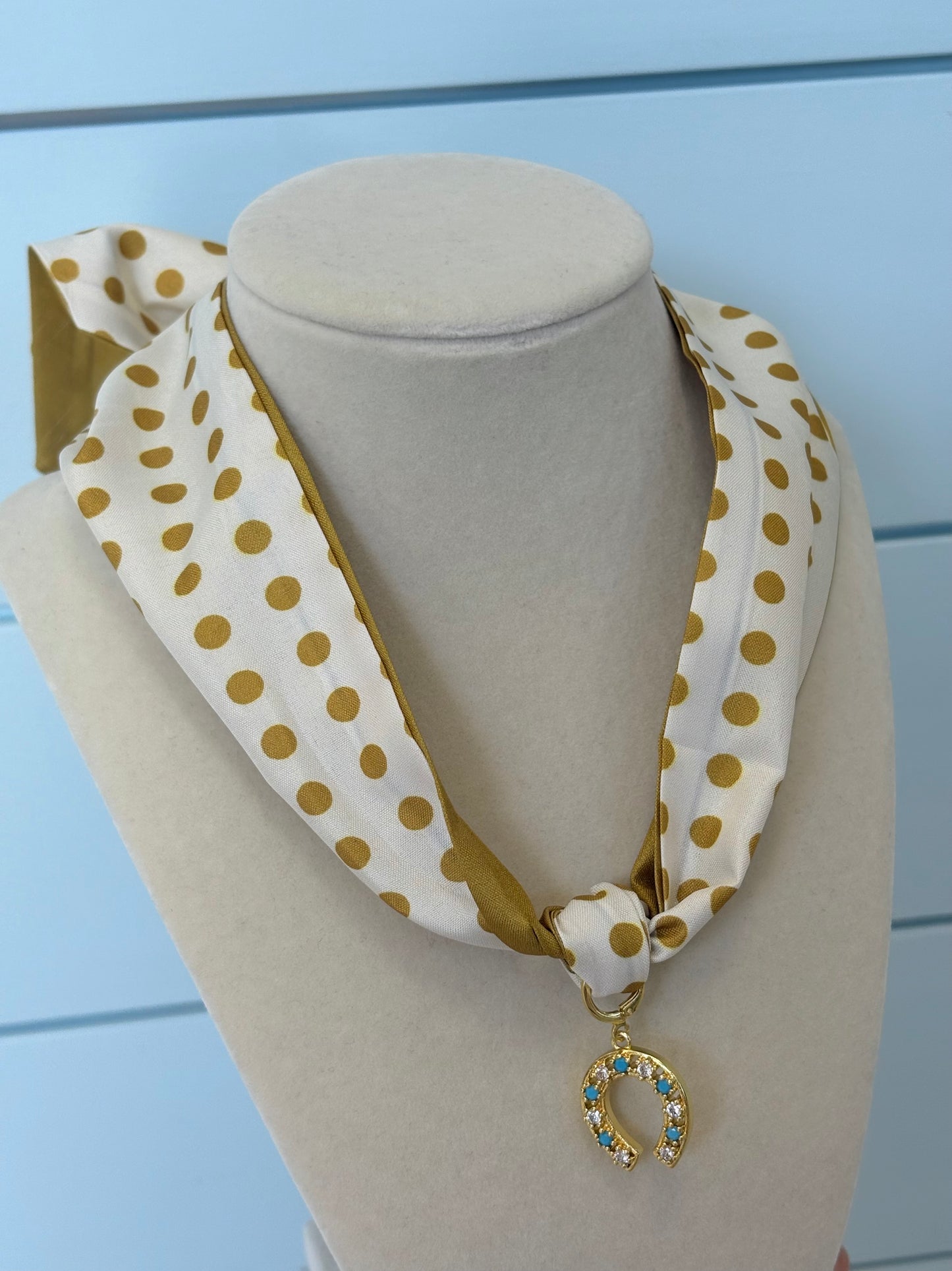 Country Glam Scarf Necklace