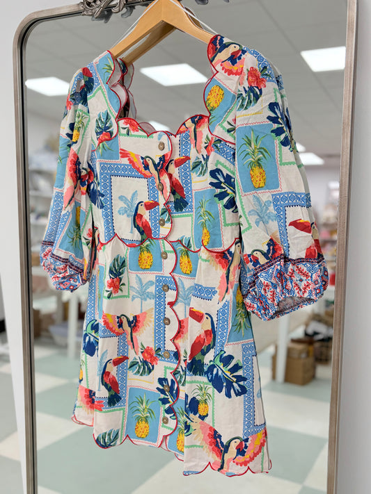 Toucan Tango Mini Dress