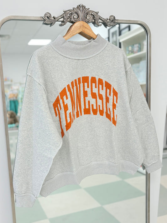 Tennessee & TN Reversible Mock Neck Sweatshirt