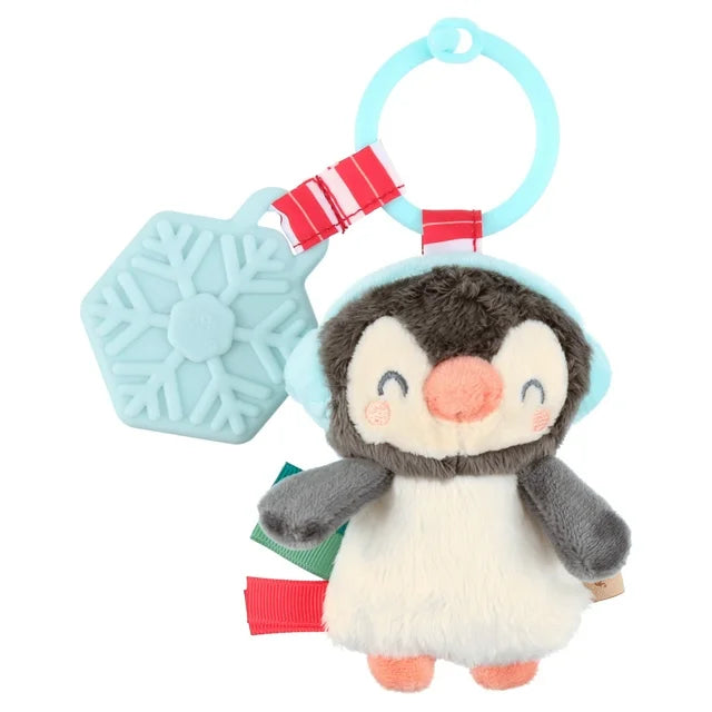 Holiday Plush Teether | Penguin or Santa