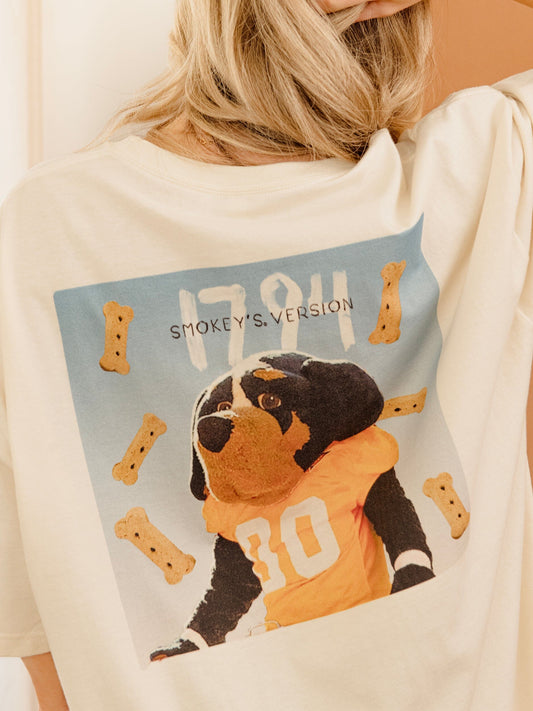 Vols Smokey's Version Oversized Tee | Off White