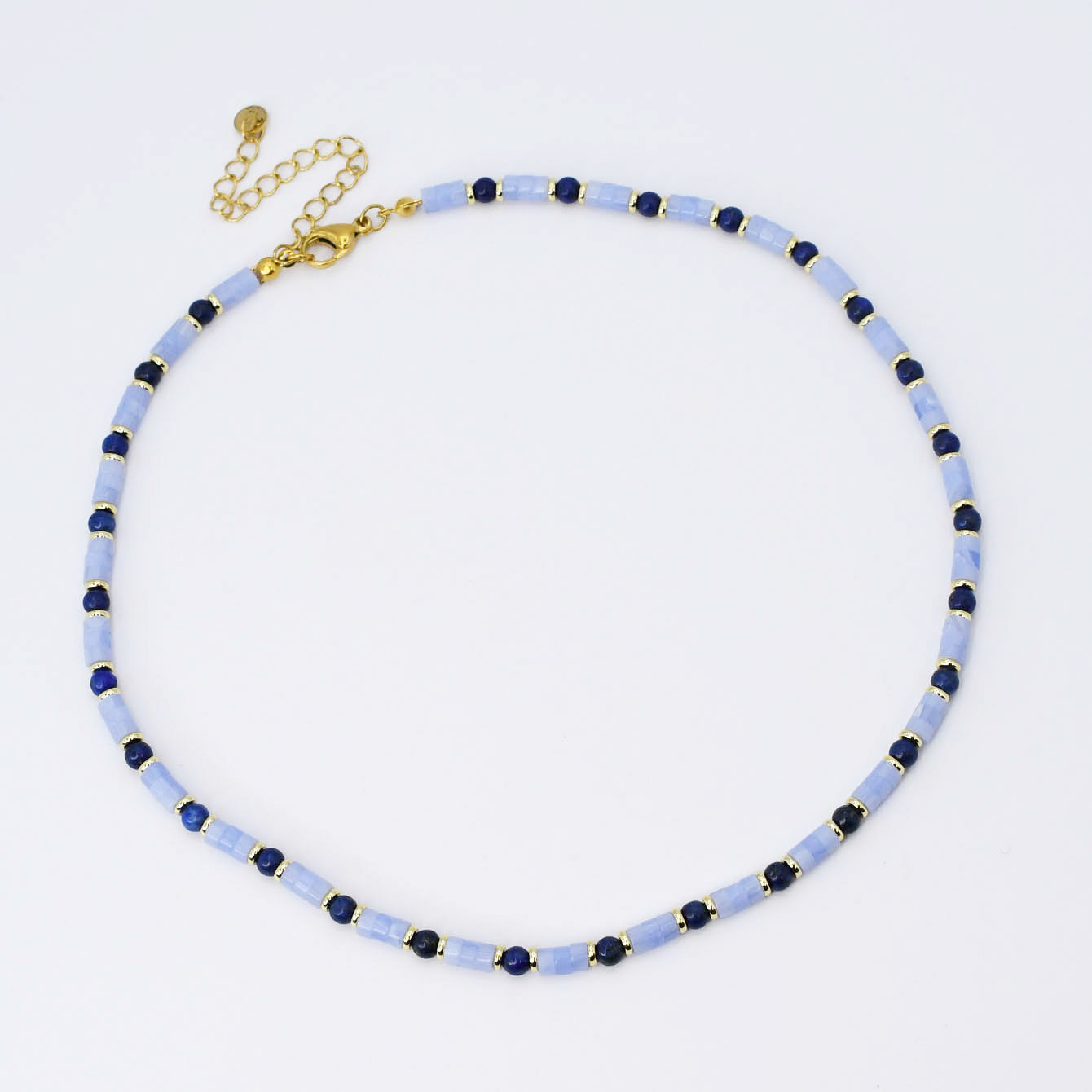 Light Blue Gemstone Necklace