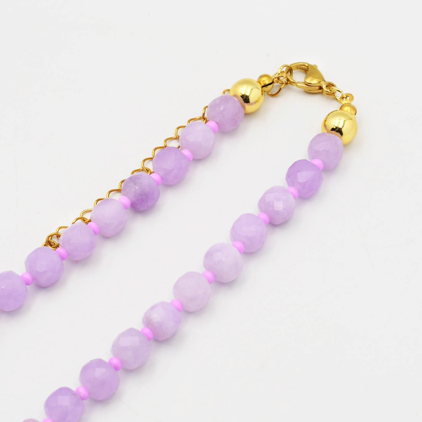 Lila Gemstone Necklace