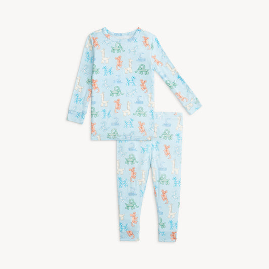 Magnetic PJ Set | Blue Party Animals | Glow in the Dark