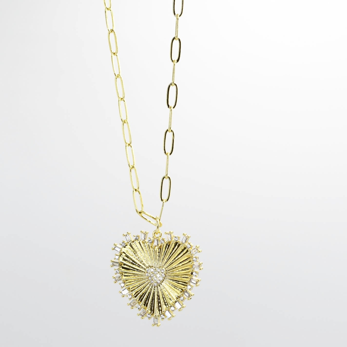 Mama Heart Gold Necklace