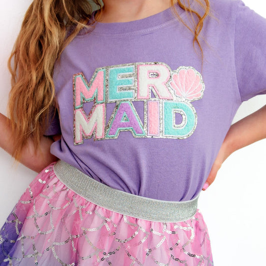 Mermaid Patch Short Sleeve Shirt