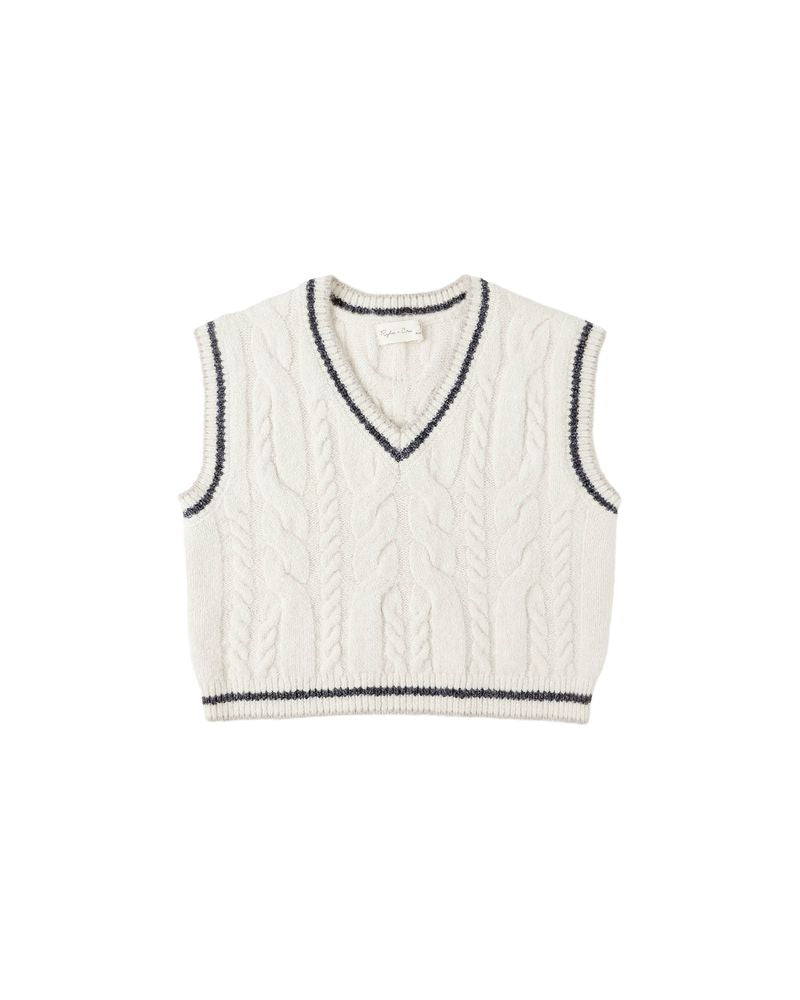SWEATER VEST || NATURAL