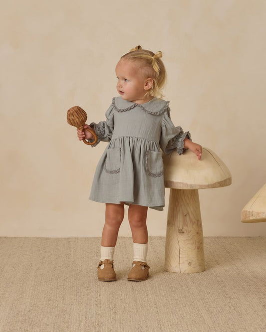 MARISOL DRESS || STEEL BLUE