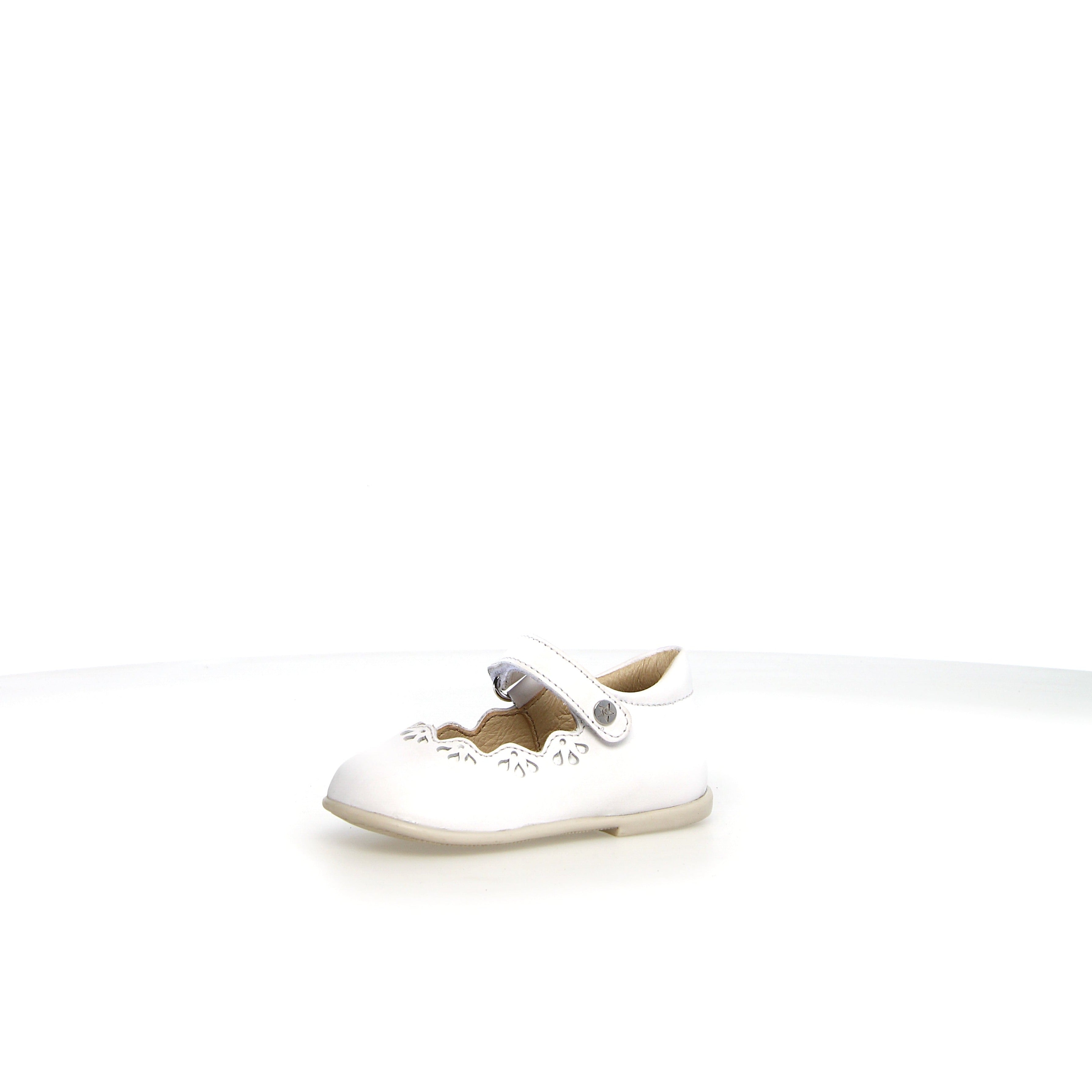Ballerina In Pelle Con Cuore Bambina, Rosa | Milano - 12