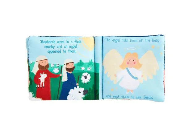 NATIVITY BOOK + SINGING BABY JESUS SET