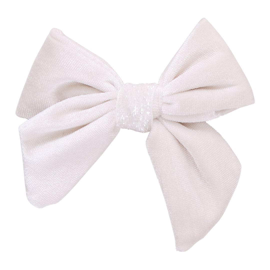Girls Velour Bow | Snow White