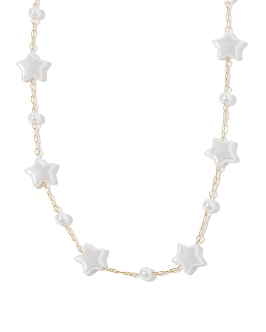 Aster Necklace | Pearl Star