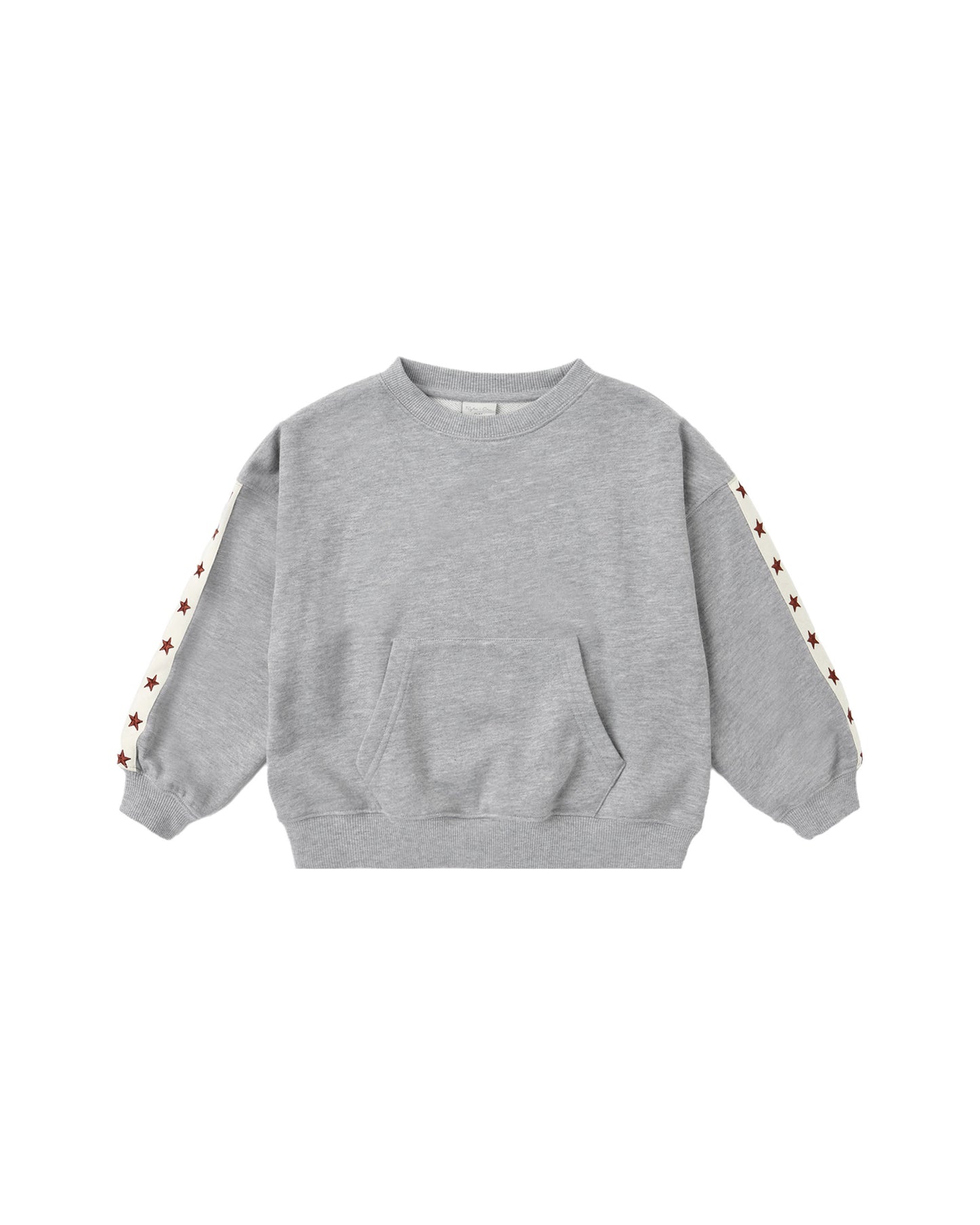 POUCH POCKET CREW || HEATHERED DUSTY BLUE
