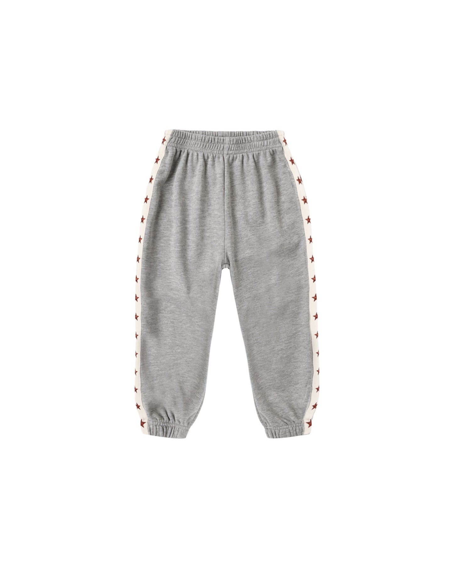 PANELED SWEATPANT || HEATHERED DUSTY BLUE