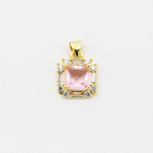 Pink Gem Charm