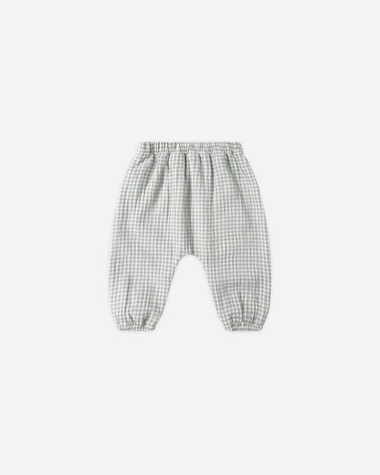 WOVEN PANT || BLUE CHECK