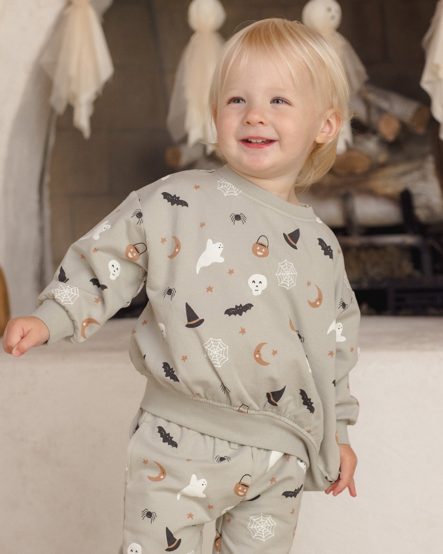 RELAXED FLEECE SWEAT SET || HALLOWEEN THINGS