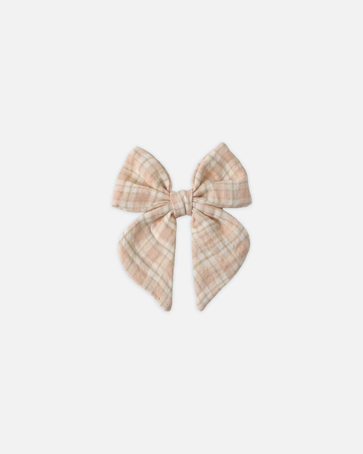 BOW || PINK PLAID