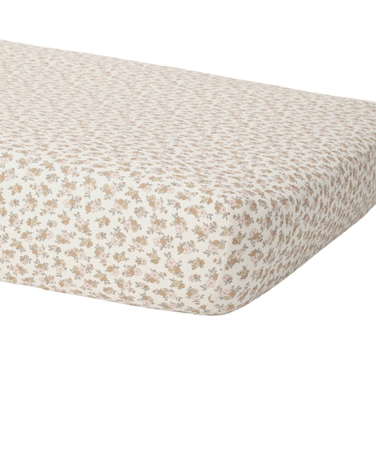 BAMBOO CRIB SHEET || WILDFLOWER