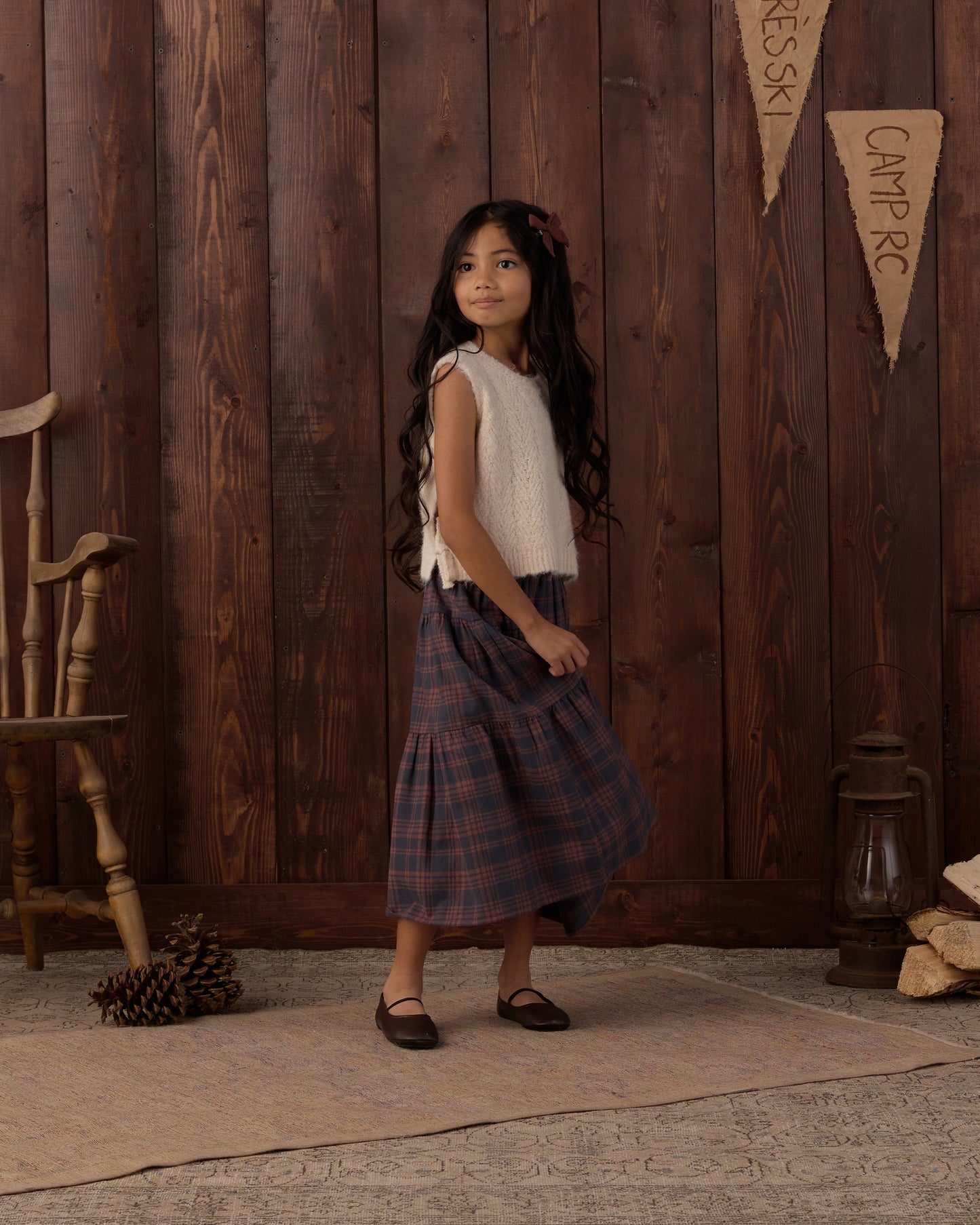 BOW SWEATER VEST || IVORY