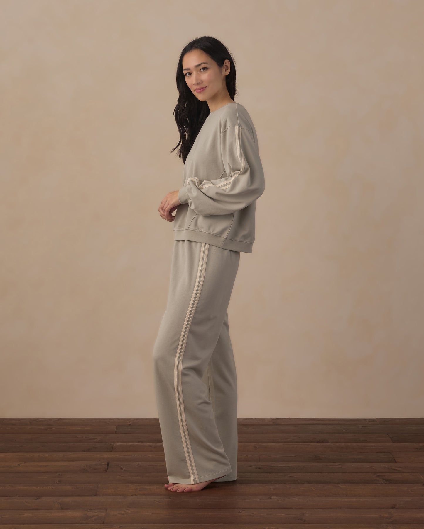 WOMEN'S WIDE LEG SWEATPANT || SAGE
