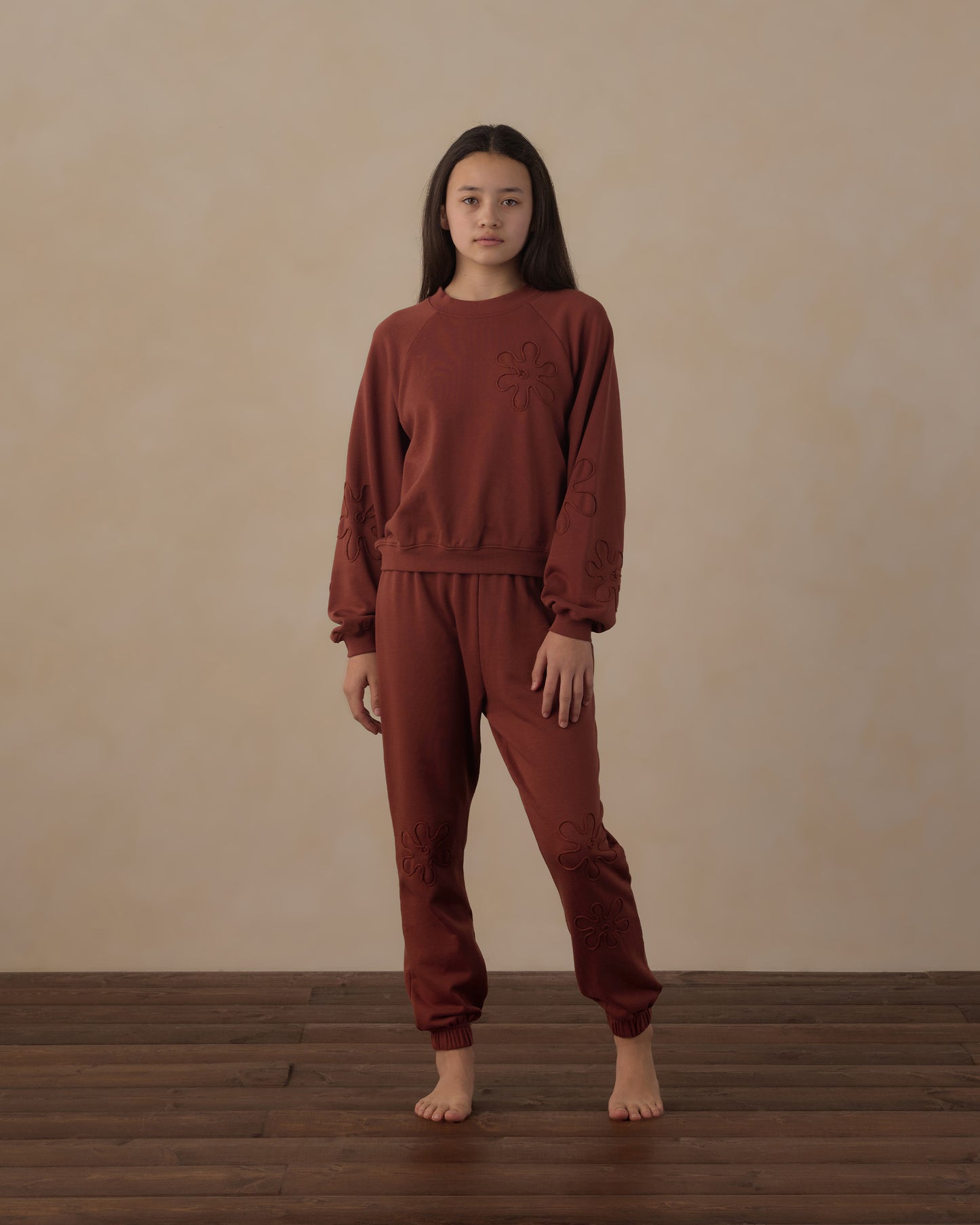 TEEN RELAXED SWEATPANT || BRICK