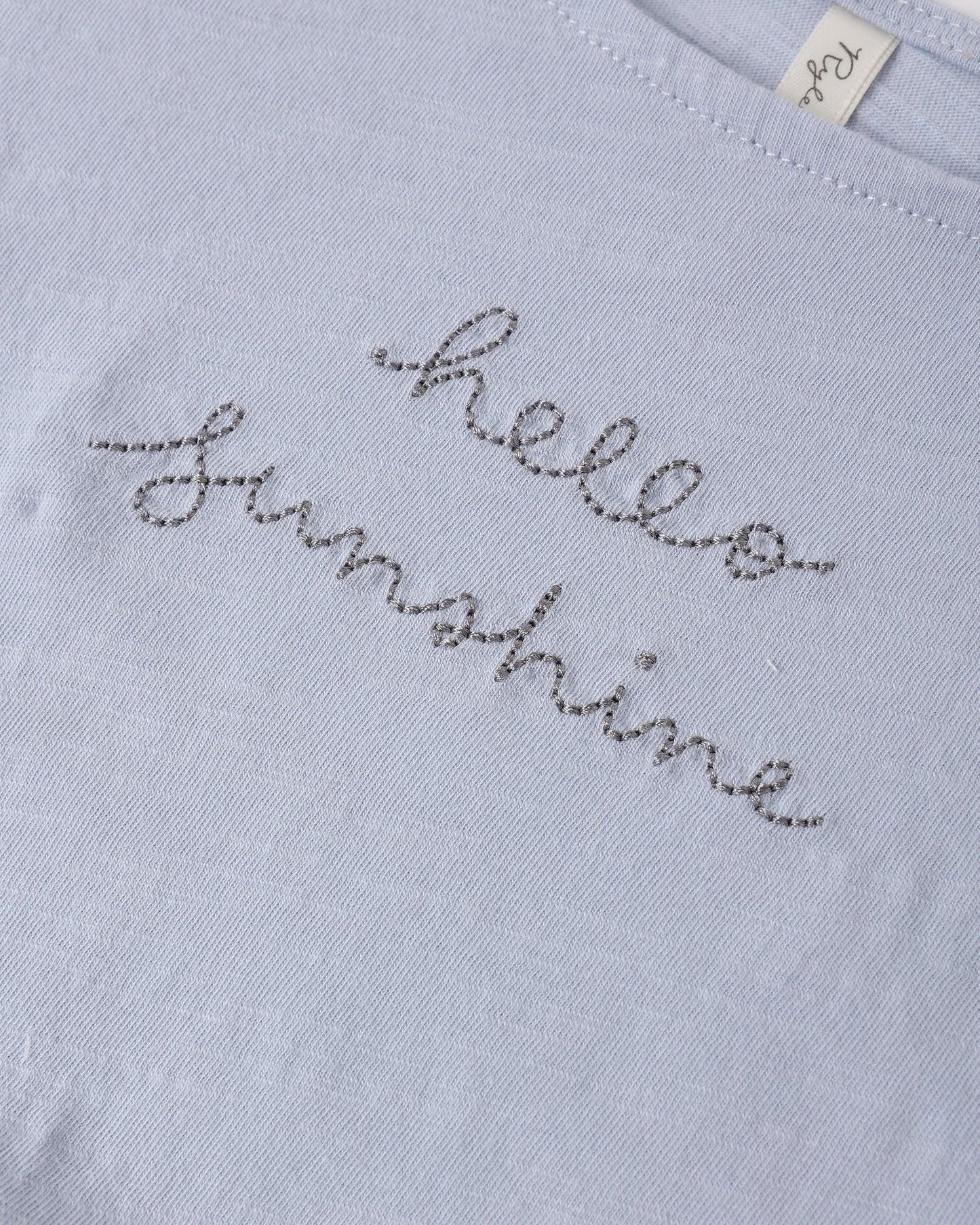 CROPPED CINCH TEE || HELLO SUNSHINE