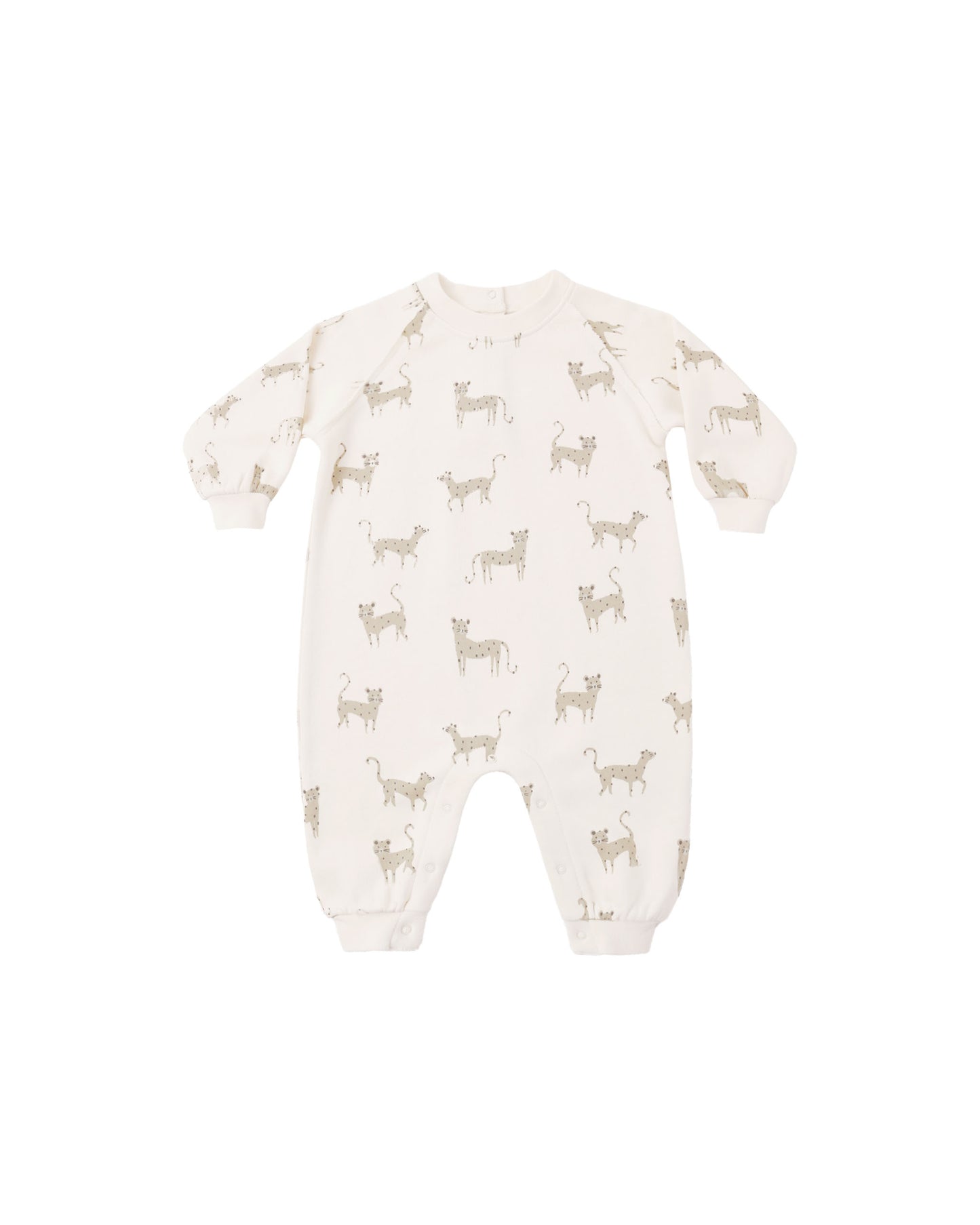 RAGLAN JUMPSUIT || LEOPARD
