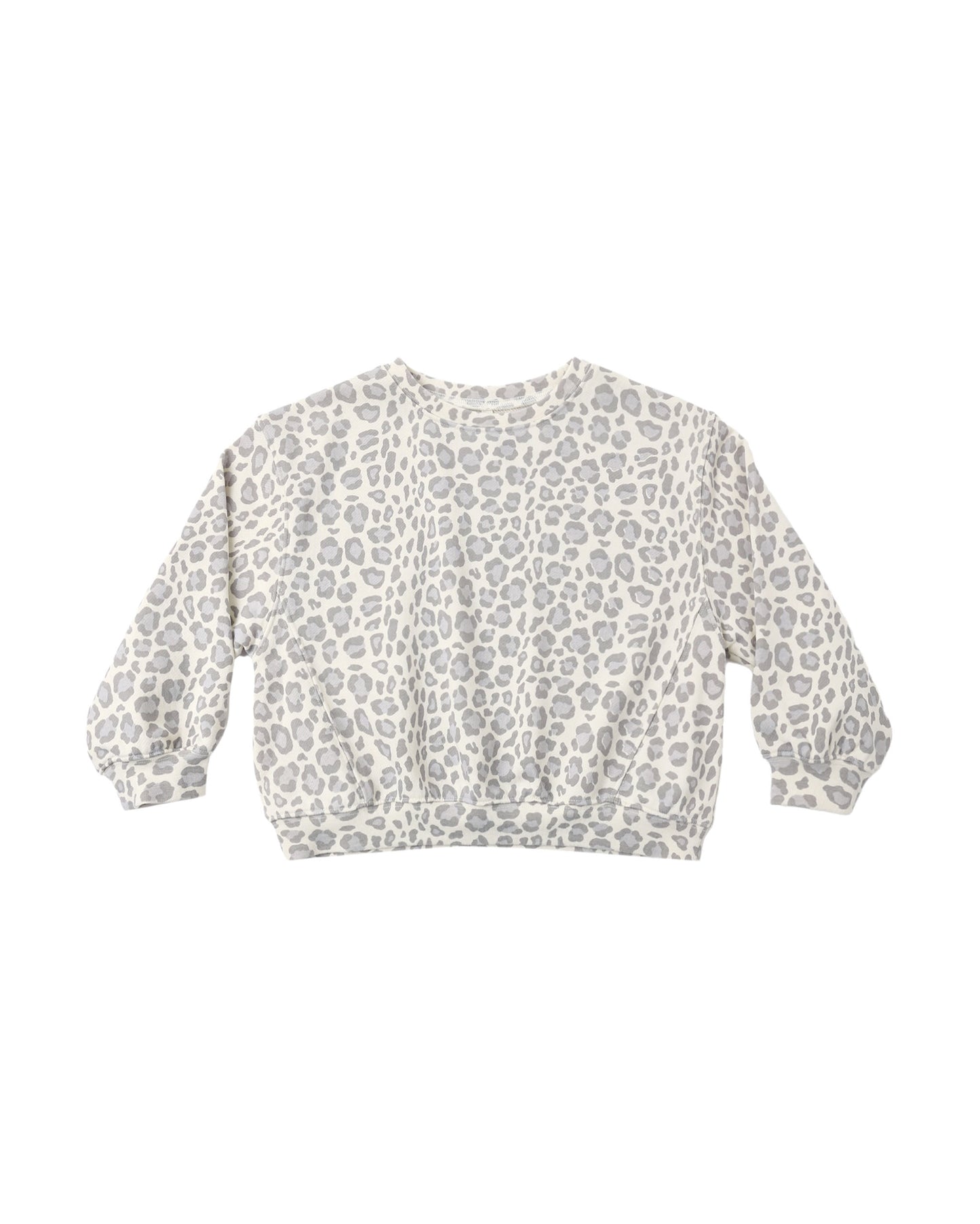 OVERSIZED SWEATSHIRT || BLUE LEOPARD