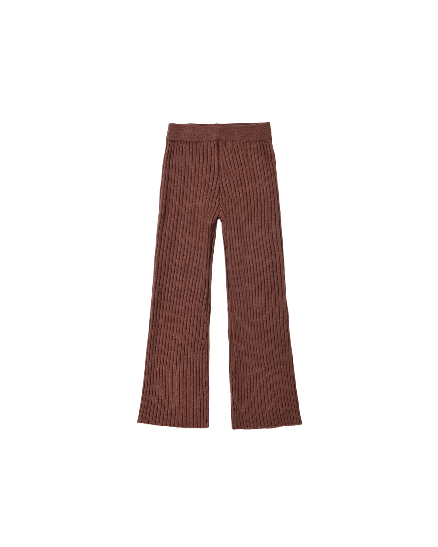 FLARE RIB KNIT PANT || MULBERRY
